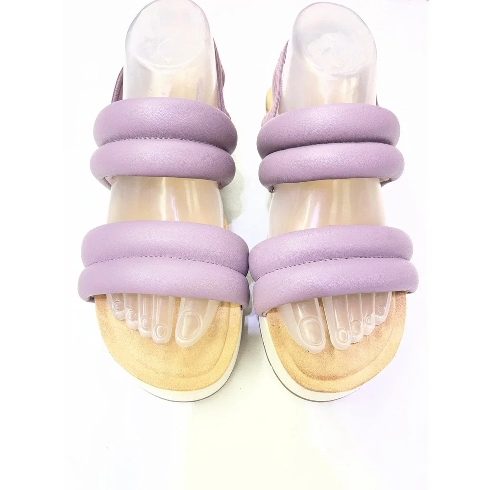Koolaburra by UGG Womens Lilac Purple Padded Platform Slingback Sandals 8